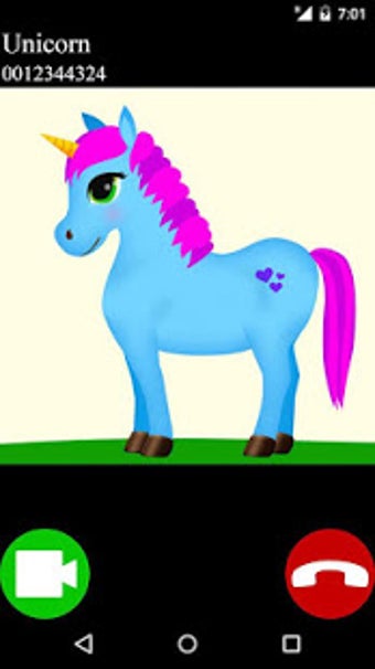 Image 0 for unicorn fake video call g…
