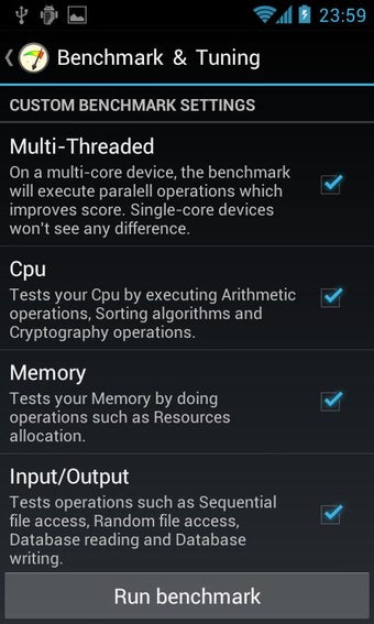 Imagen 1 para Benchmark & Tuning (Full)