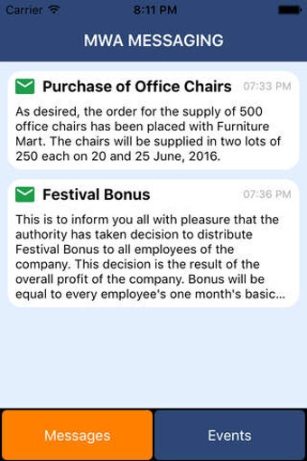 Image 0 for MWA Messenger