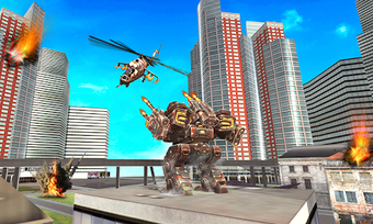 Image 3 for Gunship helicopter robot …