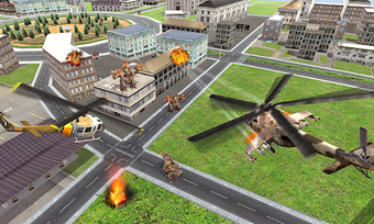 Image 1 for Gunship helicopter robot …