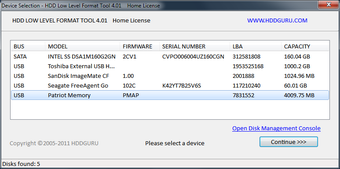 Imagen 0 para HDD Low Level Format Tool