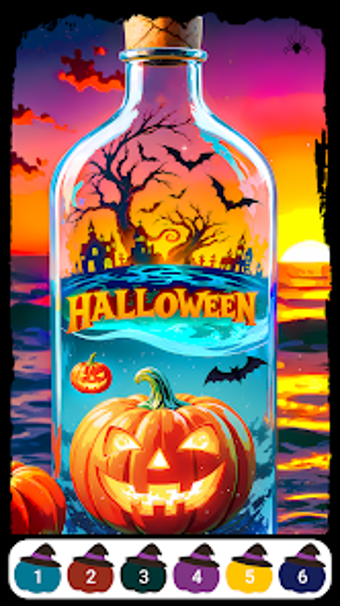 Imagen 0 para Dark Halloween Color by N…