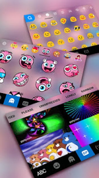 Image 0 for Rose Gold Heart Keyboard …