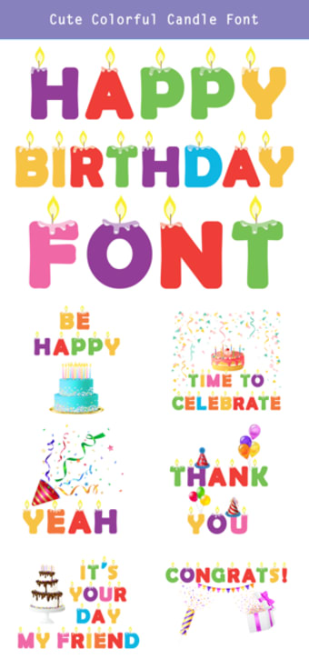 Image 3 for Happy Birthday CUstom FON…