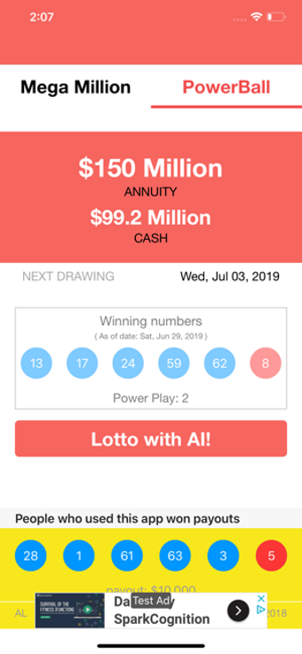 Image 2 for Smart Lotto:AI lotto gene…