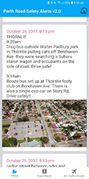 Imagen 0 para Perth Road Safety Alerts …