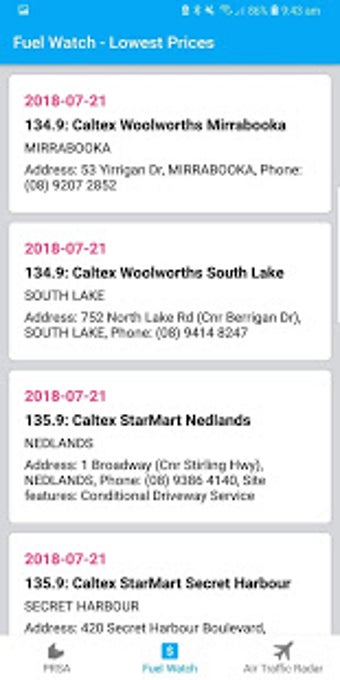 Imagen 1 para Perth Road Safety Alerts …
