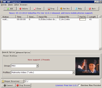 Imagen 0 para WMV MKV Converter