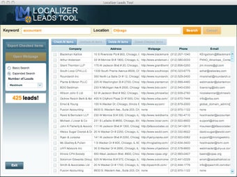 Imagen 0 para Localizer Leads Tool