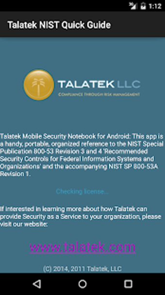 Image 0 for Talatek NIST Quick Guide