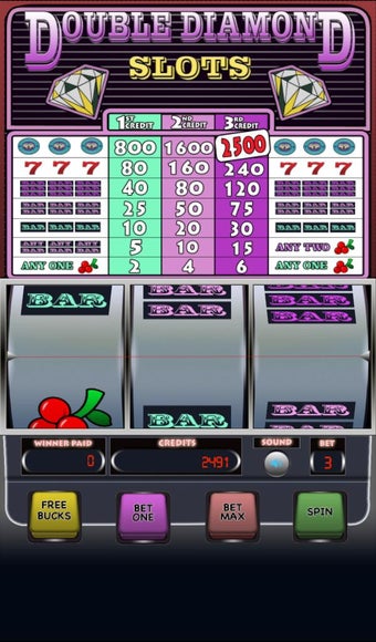 Imagen 0 para Double Diamond Slot Machi…