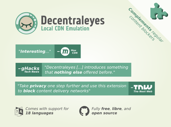 Image 0 for Decentraleyes for Firefox