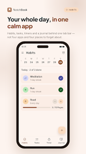 Imagen 0 para NotchBook: Life Tracker