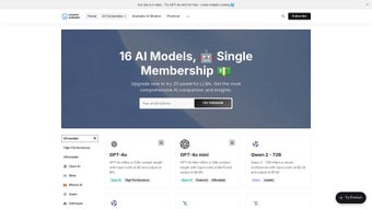 Image 0 for Compare AI Models