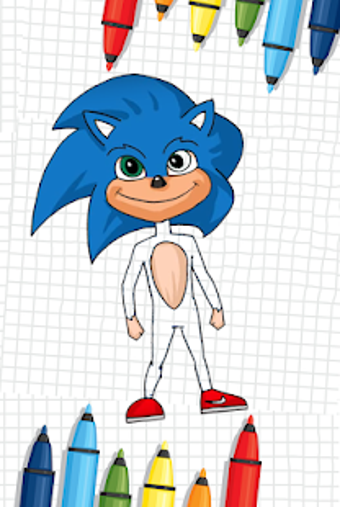 Imagen 1 para Coloring Book For Sonic :…