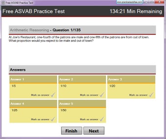 Image 0 for Free ASVAB Practice Test