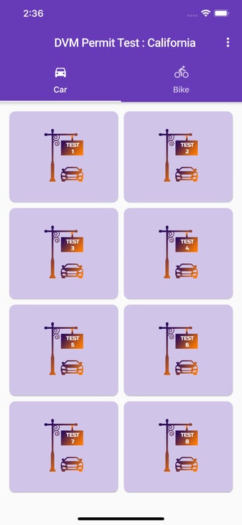 Image 0 for DMV Practice Test Califor…