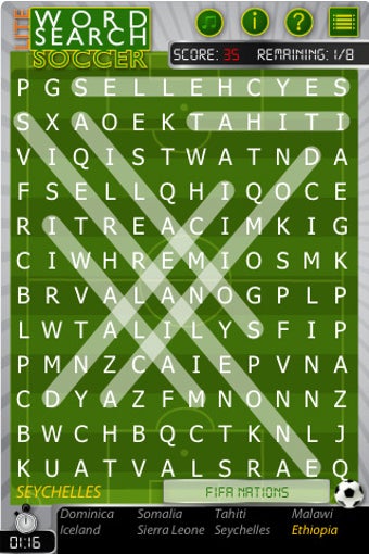 Image 0 for Word Search Soccer Lite