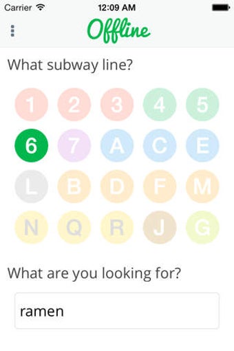 Image 0 for Offline (Subway Search)