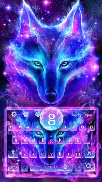 Image 1 for Galaxy Wolf Keyboard Them…