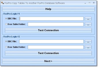 Image 0 for FoxPro Copy Tables To Ano…