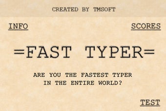 Imagen 0 para Fast Typer - Are you the …