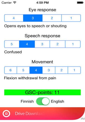 Image 0 for Glasgow Coma Scale
