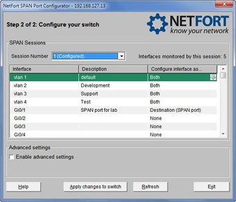 Imagen 0 para SPAN Port Configurator