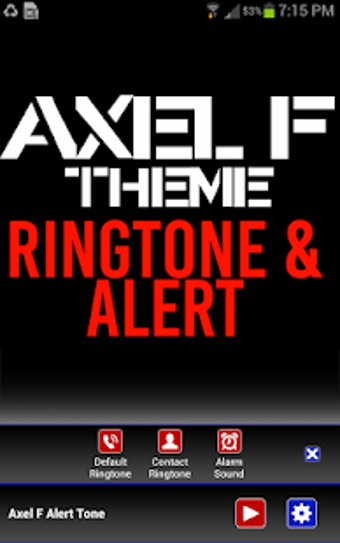 Imagen 0 para Axel F Ringtone and Alert