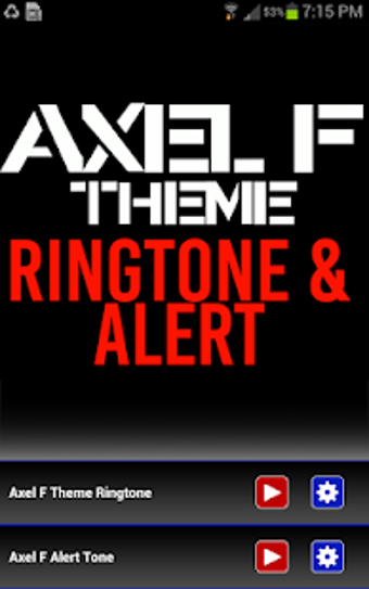 Imagen 1 para Axel F Ringtone and Alert