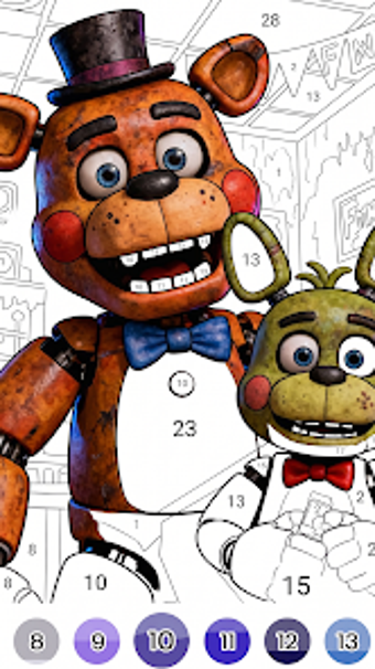 Imagen 0 para Freddy Color By Number FN…