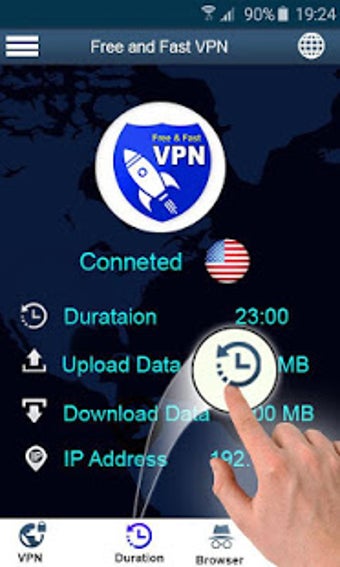Imagen 1 para Fast VPN - Free Ultra Fas…