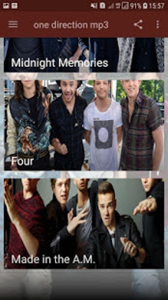 Imagen 0 para one direction mp3