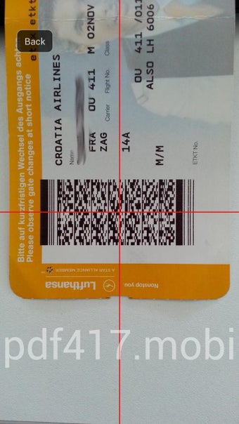 Image 0 for PDF417 barcode scanner