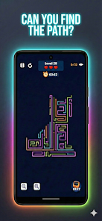 Image 0 for Neon Arrow Maze: Escape