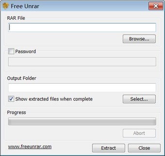 Image 0 for Free Unrar