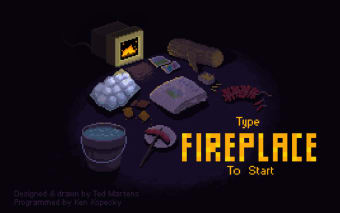 Image 0 for Pixel Fireplace