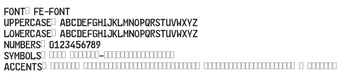 Imagen 0 para FE-Font