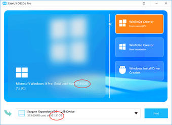 Image 0 for EaseUS OS2Go