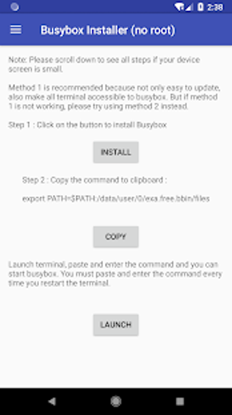 Image 1 for Busybox Installer (no roo…