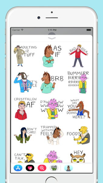 Image 3 for BoJack Horseman Stickers
