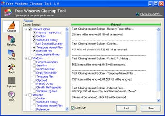 Image 0 for Free Windows Cleanup Tool