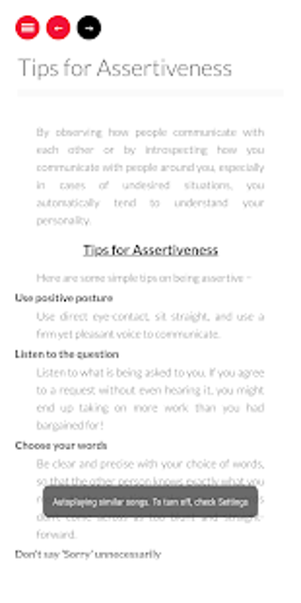 Image 1 for Assertiveness
