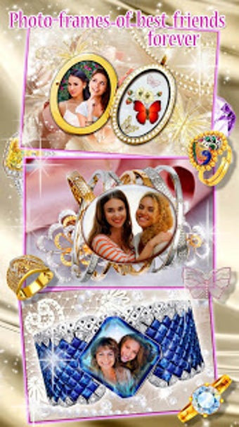Imagen 3 para Ring Photo Frame Love Loc…