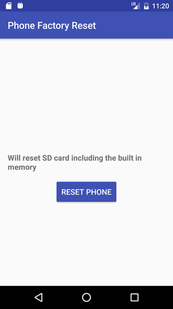 Image 0 for Phone Factory Reset