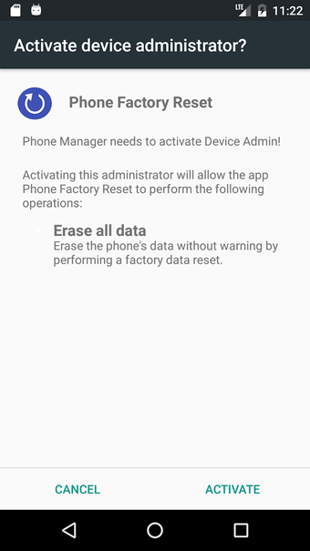 Image 2 for Phone Factory Reset