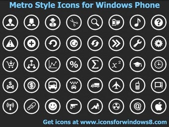Image 0 for Metro Style Icons for Win…