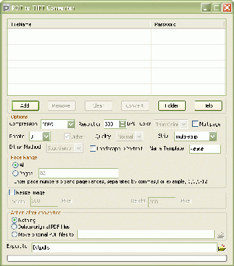 Image 0 for PDF to TIFF Converter