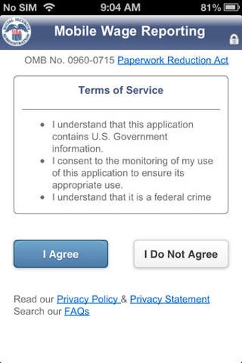 Image 0 for SSI Mobile Wage Reporting